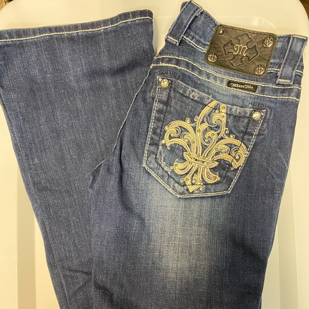 MISS ME Boot Cut JP5110B3 Embellished Jeans 26